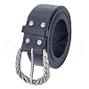Men's PU Leather Dress Belt AJEW-WH0033-09-1
