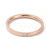 Crystal Rhinestone Finger Ring for Girl Women RJEW-C012-03E-RG-1