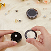 SUPERFINDINGS 2Pcs Alloy with Glass Visible Window Box CON-FH0001-55A-3