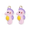Alloy Enamel Animal Cartoon Pendants PALLOY-R158-02LG-02-1