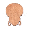 Wooden Big Pendants X-WOOD-WH0100-67J-2