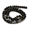 Natural Golden Sheen Obsidian Beads Strands G-M403-A46-02-3