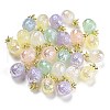 Iridescent Plating Acrylic Beads MACR-K353-25G-1