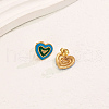 Stainless Steel Heart Stud Earrings MW0327-3-1