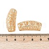 Hollow Out Brass Tube Beads KK-G532-03G-3