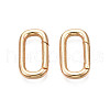 Brass Spring Gate Rings KK-N216-357LG-1