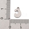 Non-Tarnish 201 Stainless Steel Charms STAS-U016-01P-C-3