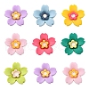 70Pcs 7 Colors Opaque Resin Cabochons CRES-CJ0001-52-4