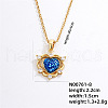 Stylish Hollow Brass & Resin Pendant Necklaces for Daily and Party Wear MX3705-7-1