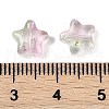 Transparent Spray Painted Glass Beads X1-GLAA-NH0003-01A-3