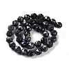 Natural Larvikite Beads Strands G-NH0021-A04-02-3