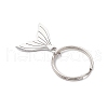 Ocean Theme 304 Stainless Steel Keychains KEYC-JKC01213-04-4