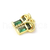 Brass Micro Pave Cubic Zirconia Pendants KK-Z101-02G-01-2
