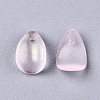 Transparent Spray Painted Glass Charms GLAA-T016-36-E01-2