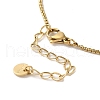 PVD Vacuum Plating 304 Stainless Steel Box Chain Necklaces NJEW-C045-04G-3