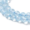 Natural Topaz Crystal Beads Strands G-P514-A02-04-01-2