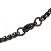 304 Stainless Steel Box Chain Necklaces STAS-O099-23AS-1-3