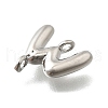 Brass Connector Charms KK-P295-01P-W-2
