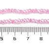 Baking Electroplate Glass Beads Strands X-DGLA-A039-J2MM-B18-4