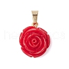Opaque Resin Pendants PALLOY-JF02753-02-1