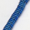 Electroplate Non-magnetic Synthetic Hematite Beads Strands G-J165-3mm-04-3