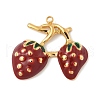 304 Stainless Steel Enamel Pendants STAS-U057-17G-02A-1