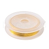 Round Copper Wire for Jewelry Making CWIR-WH0001-0.4mm-05-1-2