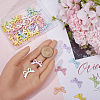 SOFPLATE 50Pcs Baking Paint Opaque Alloy Beads FIND-SP0002-43-3