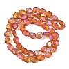 Electroplate Glass Beads Strands EGLA-C009-01A-FR05-2