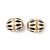 304 Stainless Steel Enamel Beads STAS-P380-81G-02-2