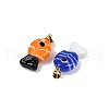 Handmade Lampwork Pendants LAMP-A007-01G-02-2