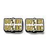 Word 50% IDK 50% IDC Food Grade Eco-Friendly Silicone Focal Beads SIL-I007-07-1