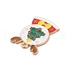 Christmas Theme Alloy Enamel Pendants ENAM-C010-01E-3