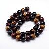 Natural Gemstone Round Bead Strands G-J303-13-6mm-2