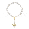 Tibetan Style Alloy Angel Charm Bracelets BJEW-JB11775-03-2