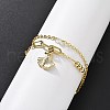 Brass Multi-strand Bracelets BJEW-U020-14G-3
