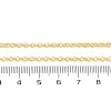 Brass Double Link Chains Necklaces for Women NJEW-D302-37G-5