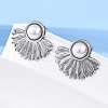 304 Stainless Steel Stud Earrings EJEW-B108-14P-3