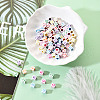 Craft White Acrylic Beads MACR-YW0001-12-5