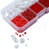 DIY 10 Style ABS & Acrylic Beads Jewelry Making Finding Kit DIY-N0012-05G-2