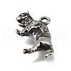 Retro 304 Stainless Steel Pendants STAS-L284-16AS-06-2