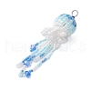 Seed Beads Beaded Charms PALLOY-MZ00316-3