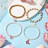 Glass Pearl Stretch Bracelets BJEW-JB10943-2
