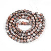Baking Painted Glass Beads Strands X-DGLA-N003-8mm-B05-2