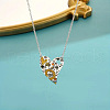 Bohemian Alloy Hollow Star Heart Pendant Neclaces for Women FS-WG1DBFC-01-1