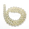 Electroplate Glass Beads Strands X-EGLA-J001-8mm-M-2