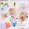 12Pcs 4 Colors Silicone Focal Beads JX755A-6