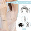 Beebeecraft 300Pcs 304 Stainless Steel Crimp Beads Covers STAS-BBC0005-68-2