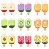 30Pcs Opaque Resin Cabochons RESI-CJ0003-58-1