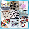   100Pcs Polymer Clay Pave Rhinestone Beads RB-PH0001-38B-6